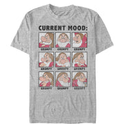 Men's Snow White and the Seven Dwarves Grumpy Current Mood  Adult T-Shirt