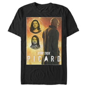 Men's Star Trek: Picard Character Poster  Adult T-Shirt