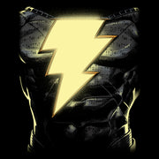 Men's Black Adam Antihero Glowing Body  Adult T-Shirt