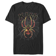 Men's KISS Spider Web  Adult T-Shirt