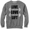 Women's CHIN UP Live Love Lift  Adult Sweatshirt