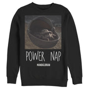 Men's Star Wars: The Mandalorian The Child Power Nap  Adult Sweatshirt