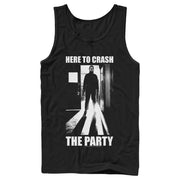 Men's Halloween II Michael Myers Crash the Party  Adult Tank Top