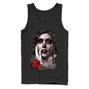 Men's Aztlan Sugar Skull Tears  Adult Tank Top