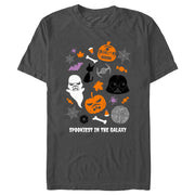 Men's Star Wars Halloween Spookiest in Galaxy Collage  Adult T-Shirt