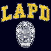 Men's LAPD To Protect and To Serve Badge Distressed  Adult T-Shirt