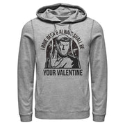 Men's Star Trek Spock Always Shall Be Valentine  Adult Pull Over Hoodie