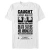 Men's Harry Potter Lucius Malfoy Caught Poster  Adult T-Shirt