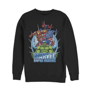 Men's Marvel Patriotic Heroes  Adult Sweatshirt