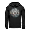 Men's Lost Gods Henna Circle Landscape  Adult Pull Over Hoodie