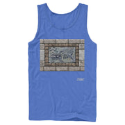 Men's Nintendo Legend of Zelda Link's Awakening Whale Stone Tablet  Adult Tank Top