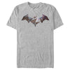 Men's Batman Logo Geometric Wing  Adult T-Shirt