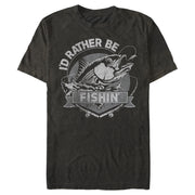 Men's Lost Gods Rather Be Fishin'  Adult T-Shirt