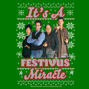 Men's Seinfeld It's A Festivus Miracle Sweater Print  Adult T-Shirt