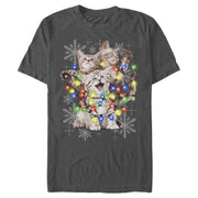 Men's Lost Gods Kitten Lights  Adult T-Shirt