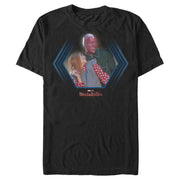 Men's Marvel WandaVision '70s Wanda and Vision  Adult T-Shirt