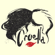 Men's Cruella Red Lips Logo  Adult T-Shirt