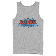 Men's Batman Logo Boy Wonder Robin  Adult Tank Top