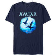 Men's Avatar: The Way of Water Great Leonopteryx Flight Logo  Adult T-Shirt