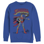 Men's Superman Patriotic Adventures  Adult Sweatshirt