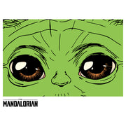 Men's Star Wars: The Mandalorian The Child Hypnotic Eyes  Adult T-Shirt