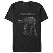 Men's Star Wars Constellation AT-AT Walker  Adult T-Shirt