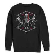 Men's Star Wars Halloween Vader Skeleton Dance  Adult Sweatshirt