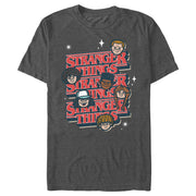 Men's Stranger Things Cute Kawaii Cartoon Friends  Adult T-Shirt