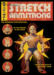 Men's Stretch Armstrong Vintage Ad  Adult T-Shirt