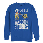 Men's Despicable Me Minion Bad Choices  Adult Sweatshirt