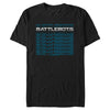 Men's Battlebots Silver and Blue Logo Stack  Adult T-Shirt