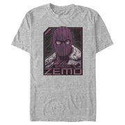 Men's Marvel The Falcon and the Winter Soldier Baron Zemo Badge  Adult T-Shirt