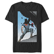 Men's Superman Strongest Hero Pose  Adult T-Shirt