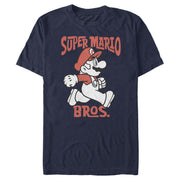 Men's Nintendo Mario Profile Drawing  Adult T-Shirt