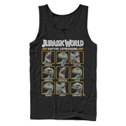 Men's Jurassic World: Fallen Kingdom Raptor Expressions  Adult Tank Top