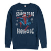 Men's Marvel Christmas Spider-Man Heroic Season  Adult Sweatshirt