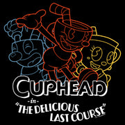 Men's Cuphead The Delicious Last Course Three Cups  Adult T-Shirt