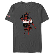 Men's Professional Bull Riders 8 Second Heroes Collage  Adult T-Shirt