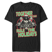 Men's Star Wars Christmas Dark Side Rulers  Adult T-Shirt