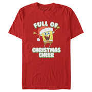 Men's SpongeBob SquarePants Full of Christmas Cheer  Adult T-Shirt