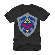 Men's Nintendo Legend of Zelda Hylian Shield  Adult T-Shirt