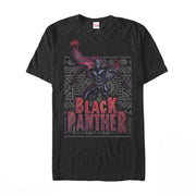 Men's Marvel Black Panther Ornate Pattern  Adult T-Shirt