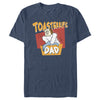 Men's The Ren & Stimpy Show Powdered Toast Man Toasterrific Dad  Adult T-Shirt