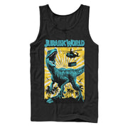 Men's Jurassic World: Fallen Kingdom Helicopter Capture  Adult Tank Top