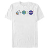 Men's NASA Emoji Space Equation  Adult T-Shirt