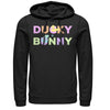 Men's Toy Story Ducky & Bunny Rainbow Text  Adult Pull Over Hoodie