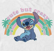 Men's Lilo & Stitch Cute But Crazy  Adult T-Shirt