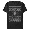 Men's The Nightmare Before Christmas Jack Skellington Distressed Christmas Sweater  Adult T-Shirt