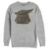 Men's Star Wars: The Mandalorian The Child Portrait  Adult Sweatshirt