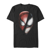 Men's Marvel Venom Becomes Spidey Mask  Adult T-Shirt